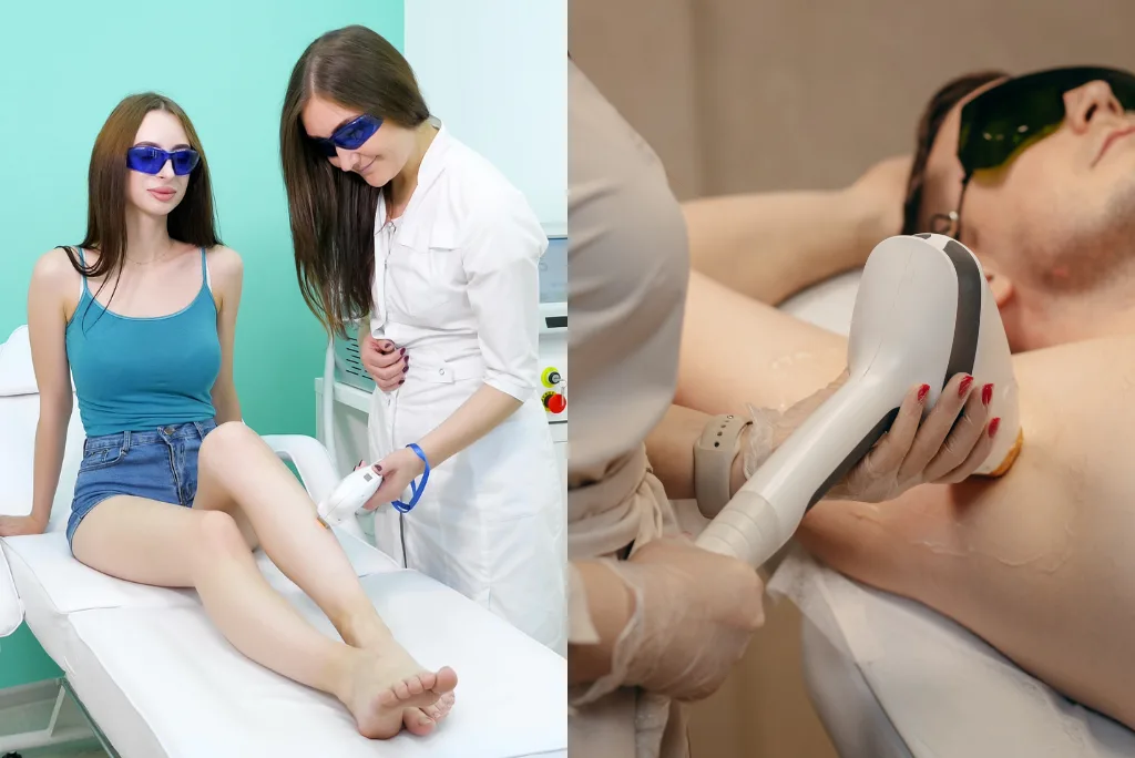 Laser hair removal for women and men at Le Lotus Clinique Islamabad